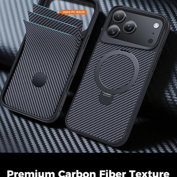 NEW Designed for iPhone 17 Pro Case with 360° Magnetic Stand - Picture 6 of 14